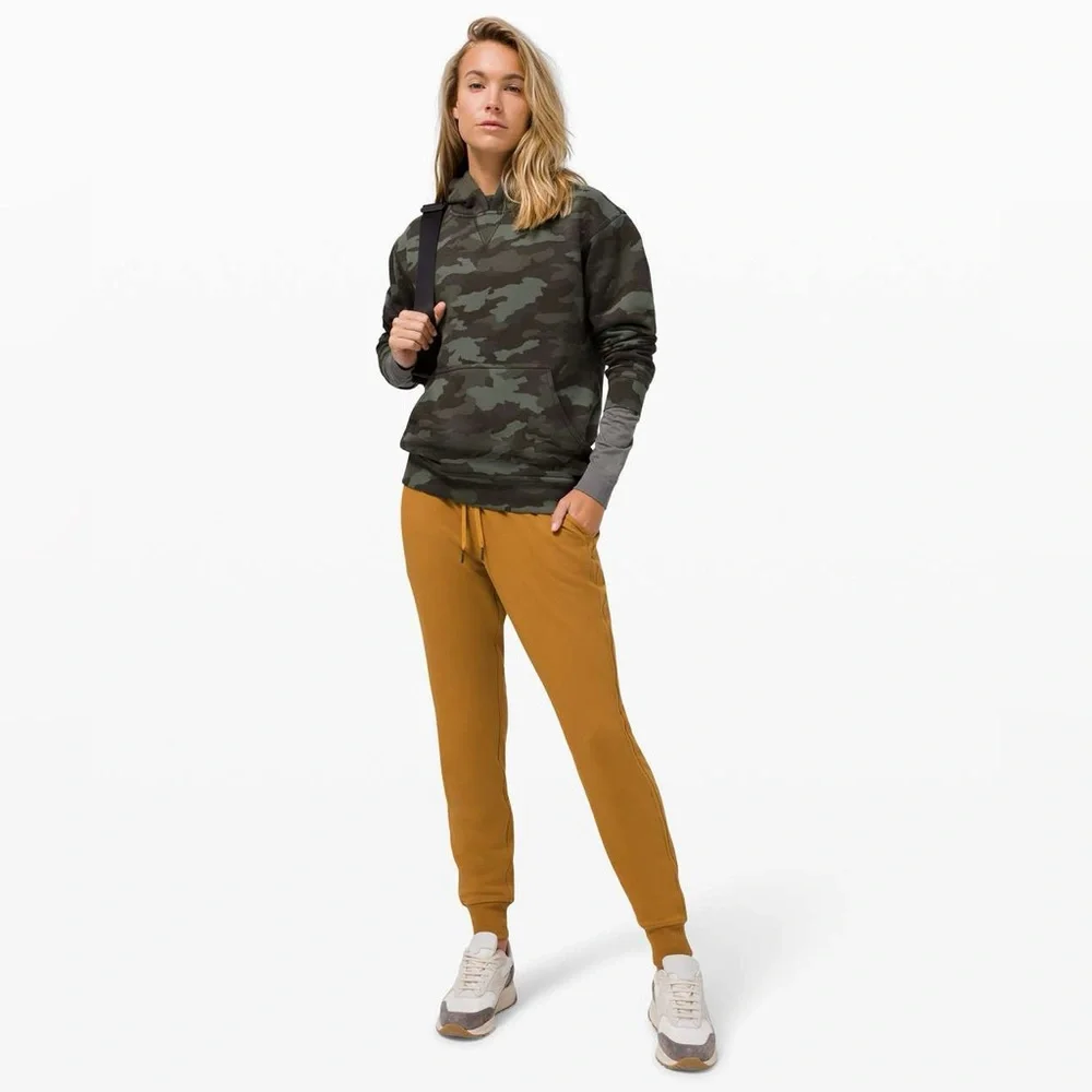 Lululemon All Yours Hoodie *Fleece Heritage 365‎ Camo Green Twill Multi Size 8
